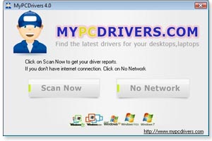 MyPCDrivers program was designed to help you scan , update your outdated drivers